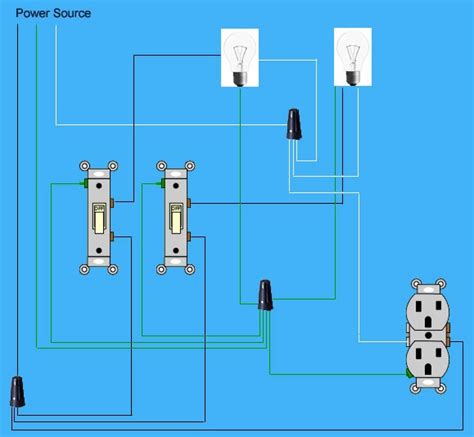 electric box with two switches wired but one doesn't work|switch only works when another switch is on.